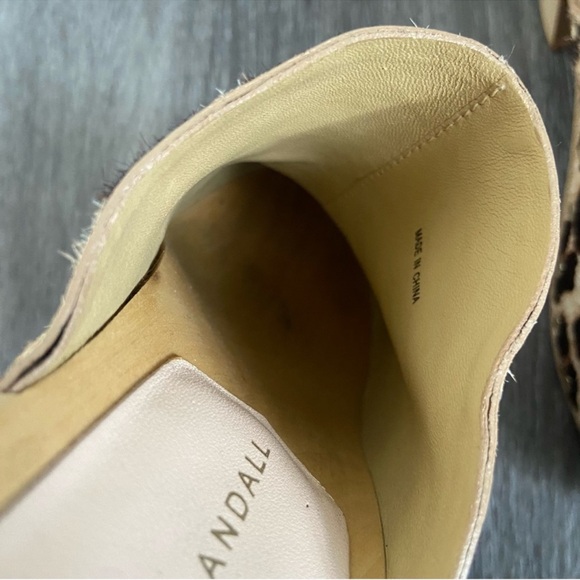 LOEFFLER RANDALL ROBERTA LEOPARD CLOGS 7M - Picture 3 of 6